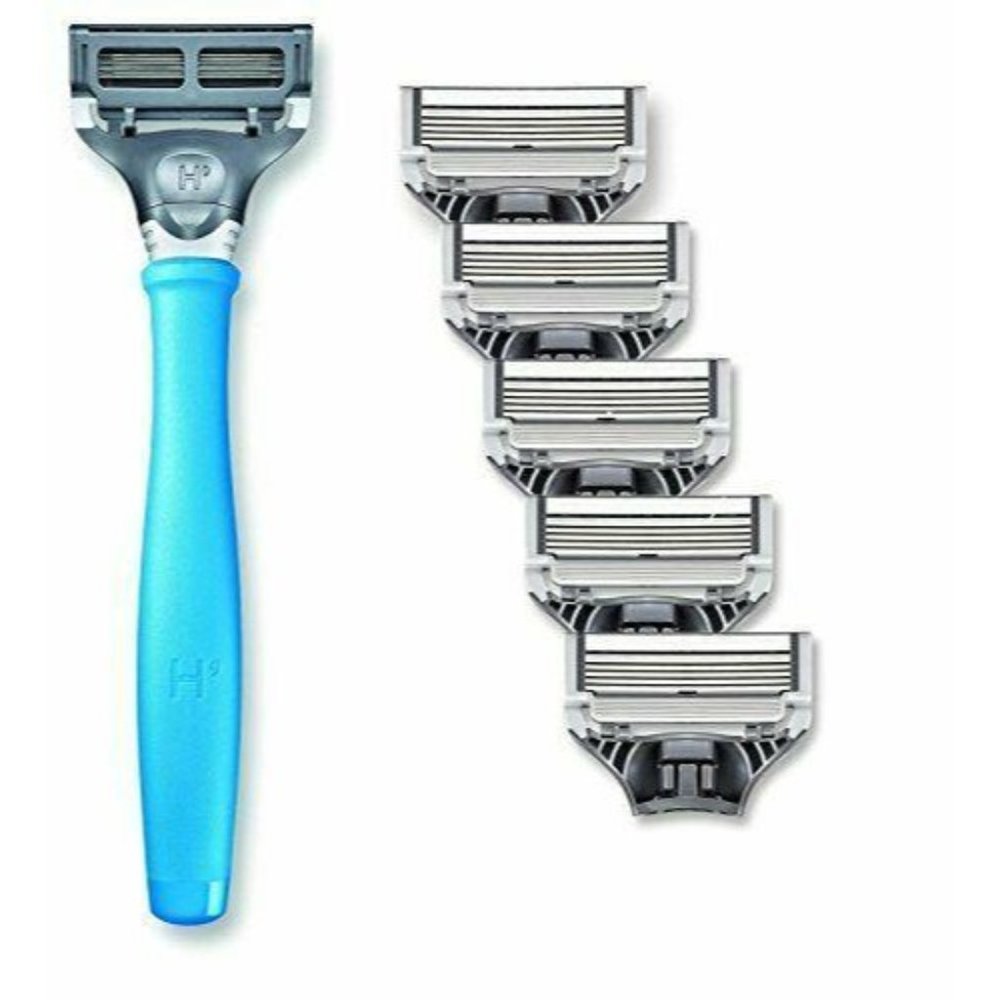 Harry's Men's Razor Set with 6 Razor Blades, Surf